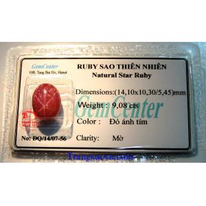 Ruby sao Lục Yên thiên nhiên