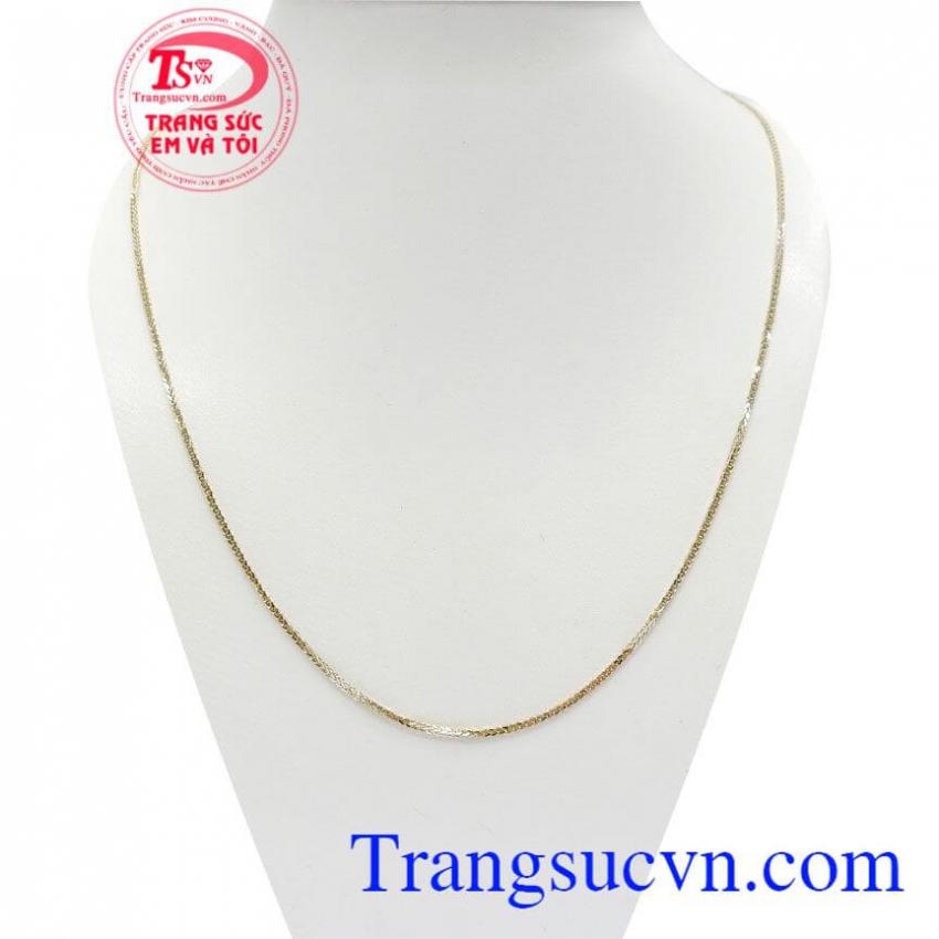 Dây chuyền vàng tặng người yêu dấu