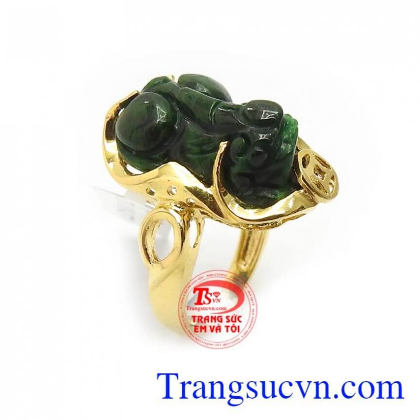 Nhẫn nữ tỳ hưu mang lại tài lộc