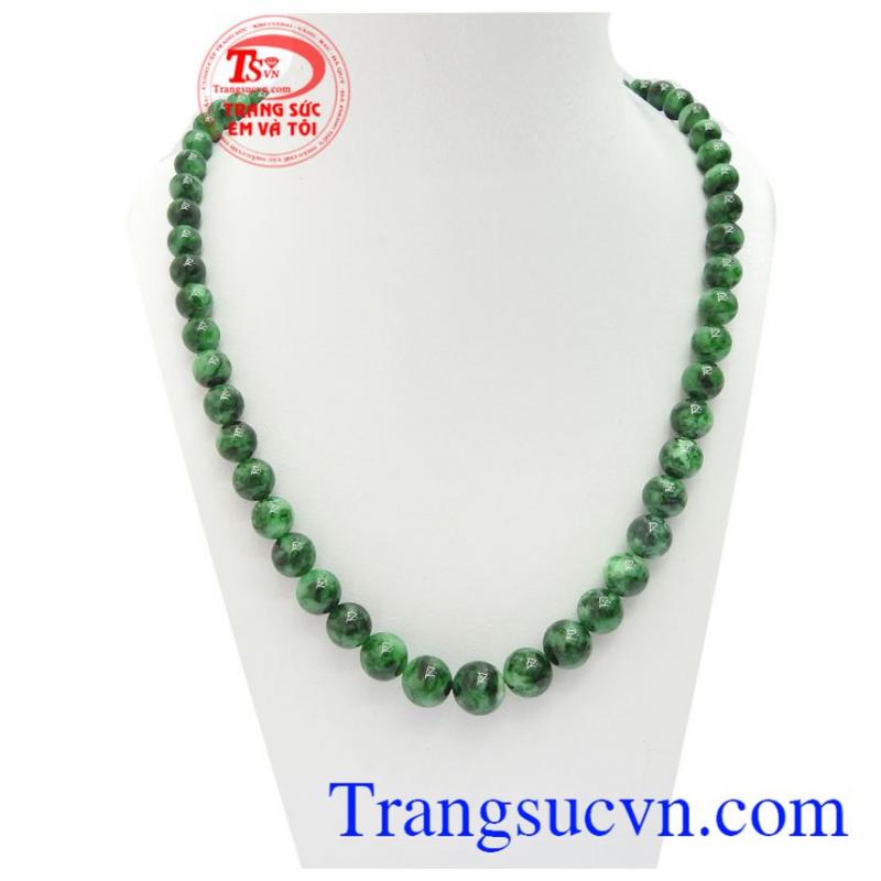 Chuỗi cổ ngọc cẩm thạch tài lộc
