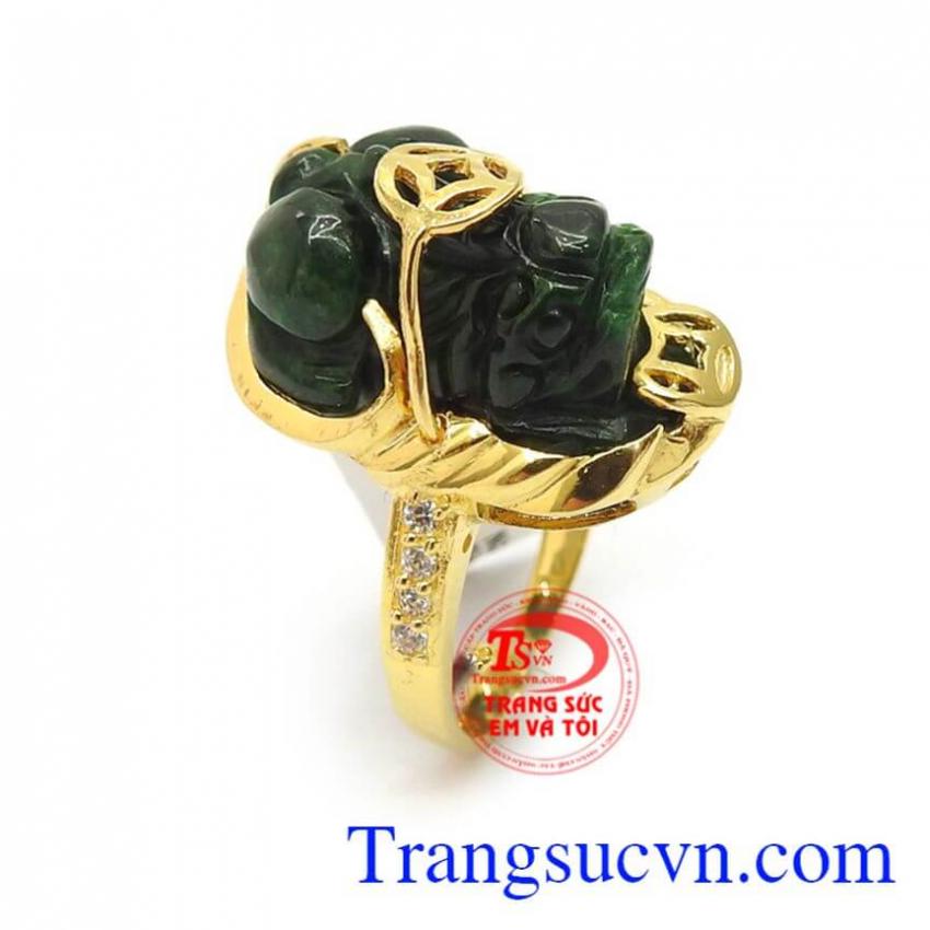 Nhẫn Nữ Tỳ Hưu Tài Lộc Bình An