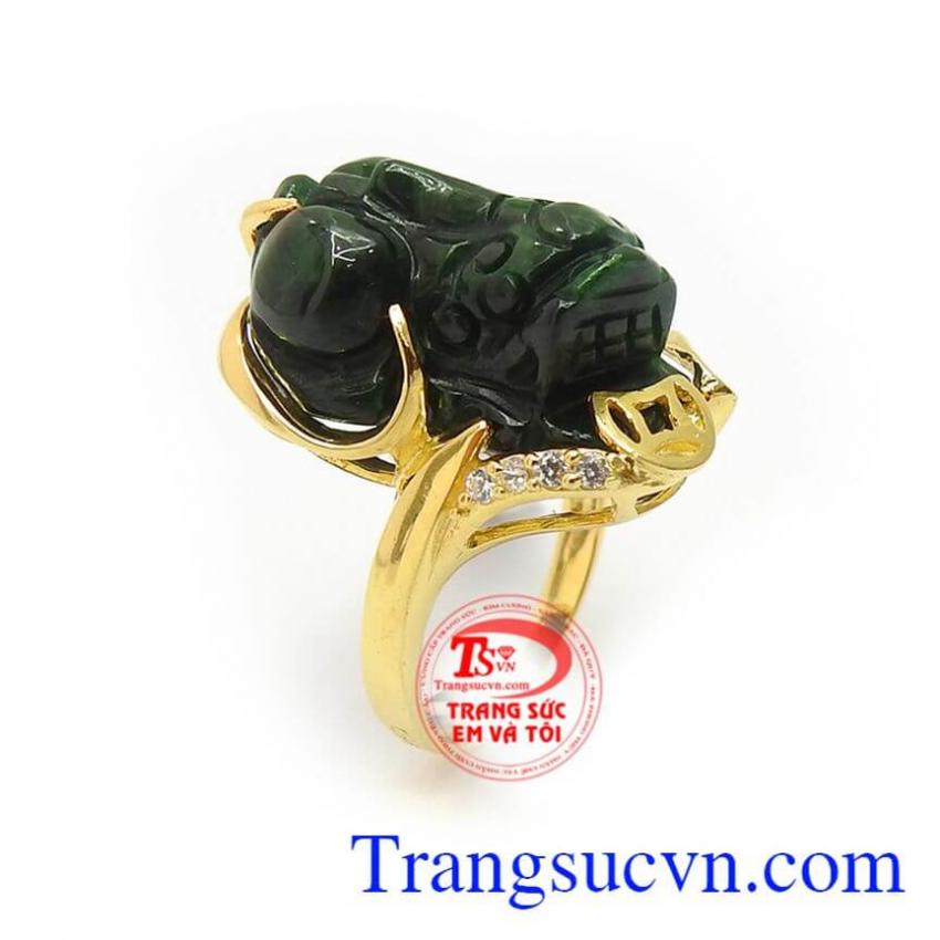 Nhẫn Vàng 14k Tỳ Hưu Phú Quý