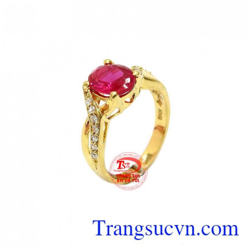 Nhẫn nữ vàng 10k kiêu sa