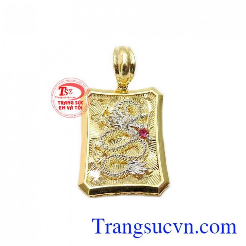 Mặt dây rồng độc đáo vàng 10k