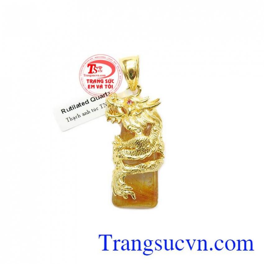 Mặt trụ tiết diện bọc vàng phong thủy