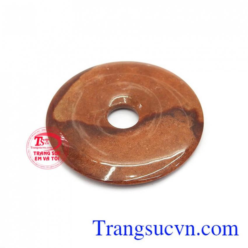 Mặt đồng xu ngọc huyết đẹp