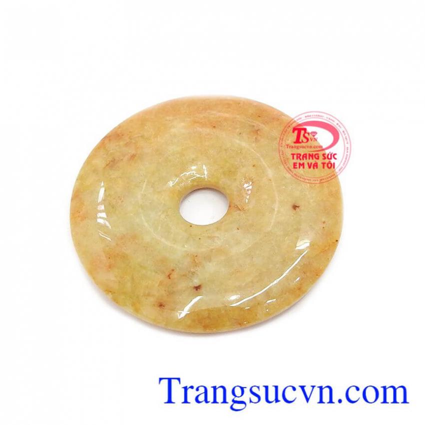 Đồng xu cẩm thạch huyết may mắn