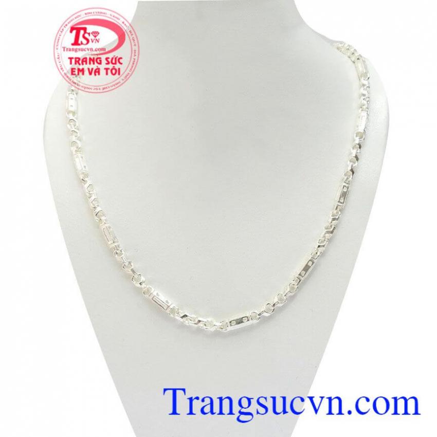 Dây Chuyền Nam Bạc Phong Cách