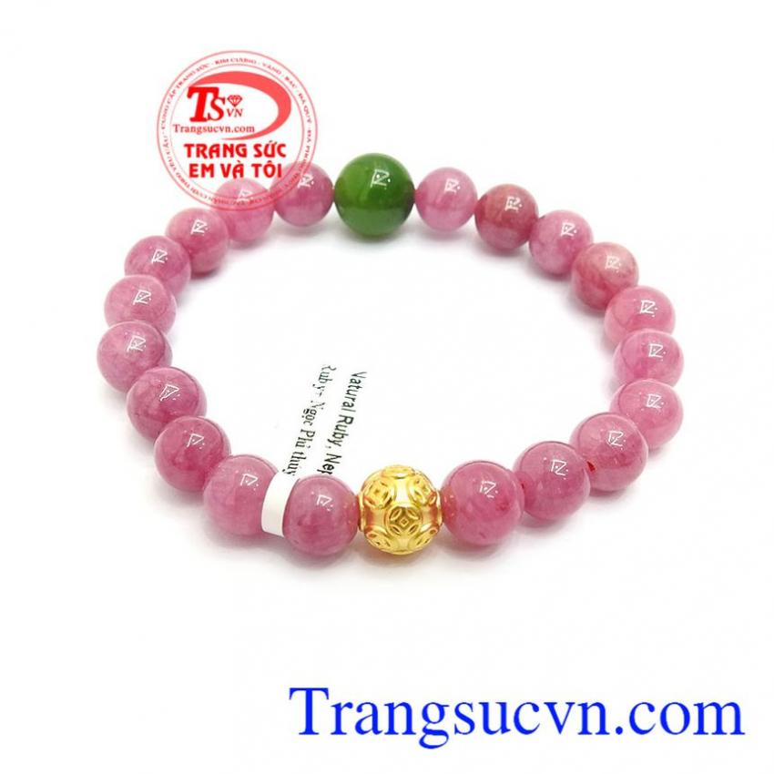 Chuỗi vòng tay ruby sang trọng