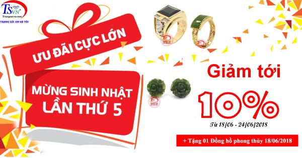 ƯU ĐÃI CỰC LỚN - Mừng sinh nhật lần thứ 5
