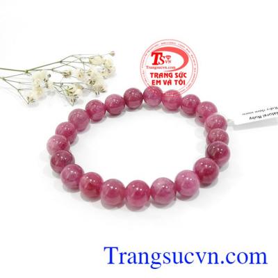 Vòng tay đá quý ruby món quà ý nghĩa dành tặng bà, tặng mẹ trong các dịp lễ, tết