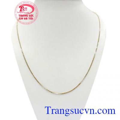 Dây chuyền Italy 18k tinh xảo, sắc nét