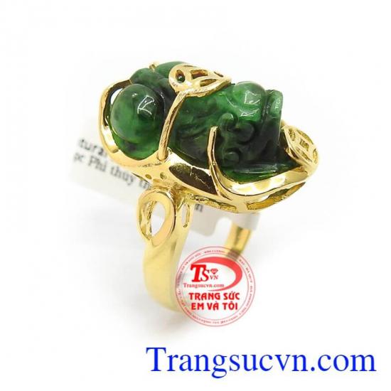 Nhẫn vàng nữ Tỳ Hưu đem lại nhiều may mắn đến với công danh sự nghiệp, học hành, tiền tài, tình yêu cho người đeo