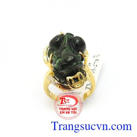 Nhẫn nữ vàng tỳ hưu vàng 14k sang trọng