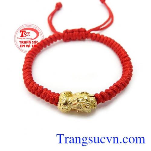 Dây tết charm tì hưu may mắn