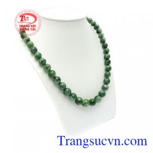 Chuỗi vòng cổ ngọc cẩm thạch thiên nhiên