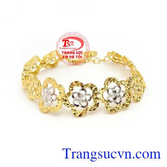 Lắc Tay Vàng 10k Độc Đáo