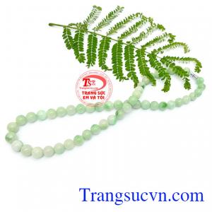 Chuỗi ngọc cẩm thạch thời trang là sản phẩm ngọc cẩm thạch thiên nhiên, sản phẩm đẹp có giấy kiểm định đá quý thiên nhiên