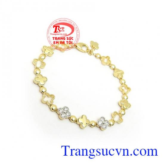 Lắc Tay Nhập Khẩu Cỏ May Mắn