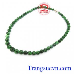 Chuỗi cổ ngọc cẩm thạch tài lộc là sản phẩm ngọc cẩm thạch cao cấp, sản phẩm đẹp sang trọng