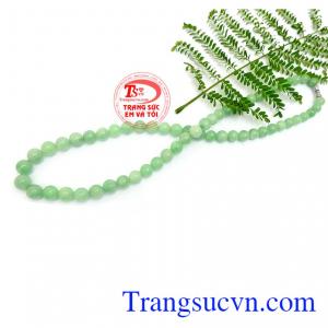 Chuỗi ngọc jadeite quý phái mang lại nhiều may mắn, tài lộc cho người đeo