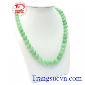 Chuỗi ngọc jadeite quý phái mang lại nhiều may mắn, tài lộc cho người đeo