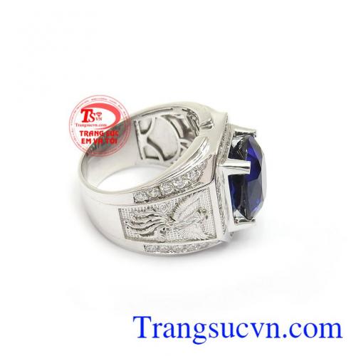 Nhẫn vàng trắng nam thời trang là sản phẩm nhẫn nam đẹp sang trọng, thanh lịch