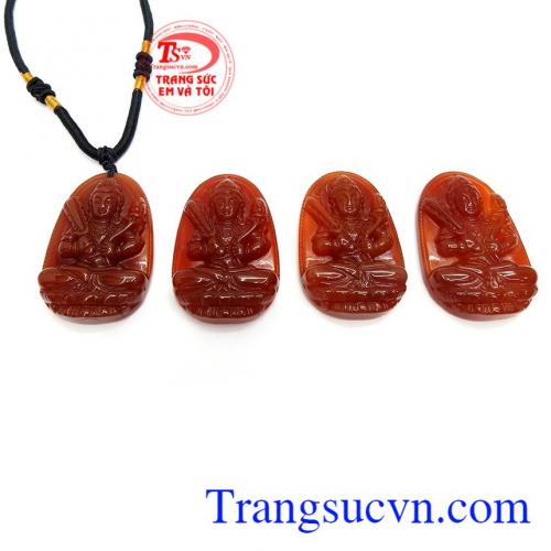Đá mã não thiên nhiên màu đỏ sậm tốt cho người mệnh thổ và mệnh hỏa