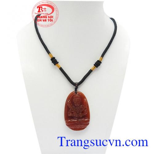Mặt dây phật bản mệnh tuổi sửu và dần là sản phẩm đá mã não thiên nhiên