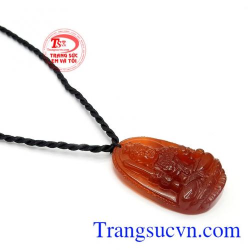 Đá mã não thiên nhiên màu đỏ sậm tốt cho người mệnh thổ và mệnh hỏa