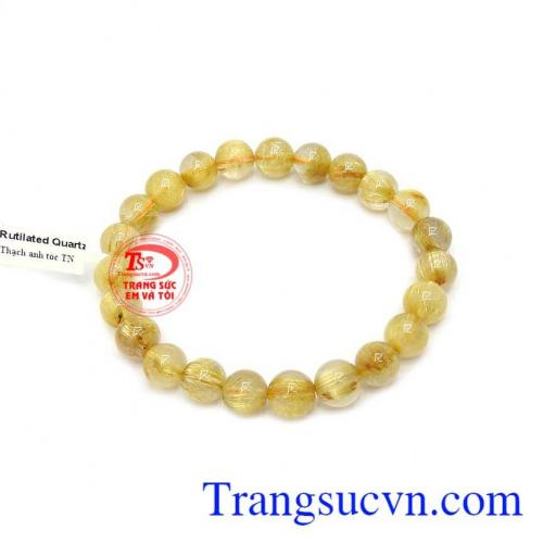 Chuỗi tay thạch anh tóc 8 ly 