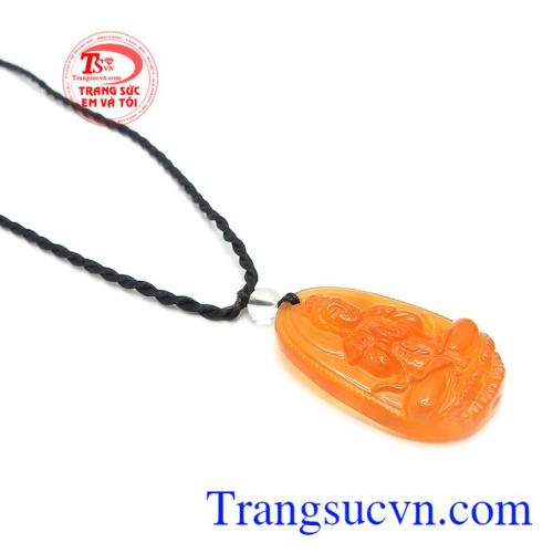 Ngài giúp bạn vượt qua đau khổ, khó khăn trong cuộc sống. Đá mã não thiên nhiên màu vàng sậm tốt cho mệnh kim và thổ