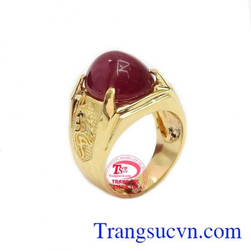 Nhẫn nam ruby đẳng cấp