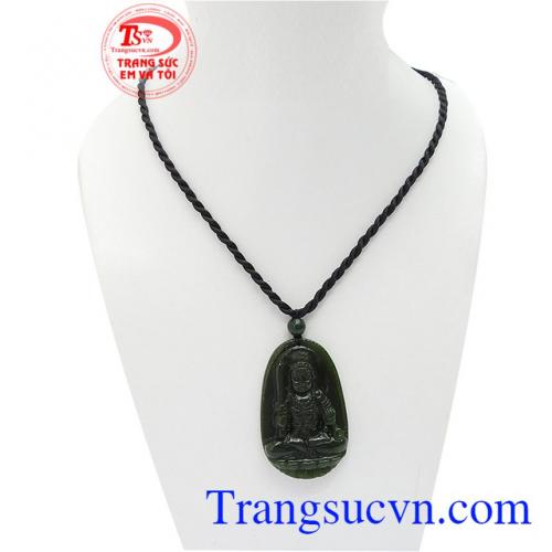 Mặt dây nephrite phật bản mệnh tuổi mão