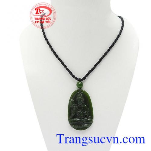 Phật bản mệnh ngọc nephrite tuổi ngọ là sản phẩm ngọc bích thiên nhiên