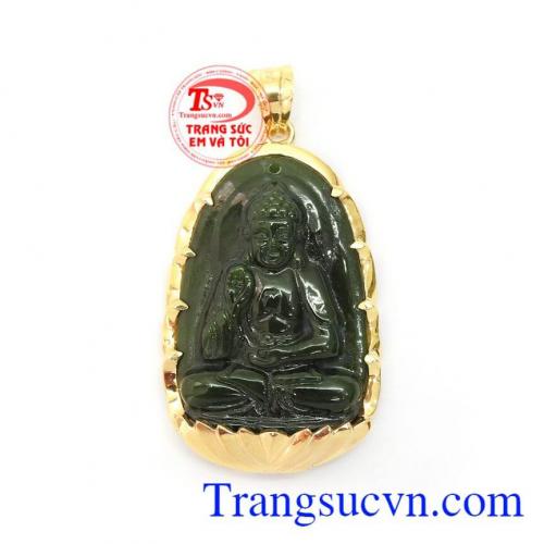 Mặt đức phật A Di Đà Nephrite