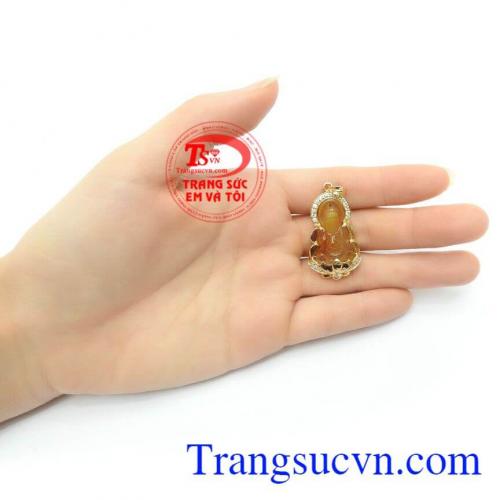 Mặt Phật bọc vàng sang trọng