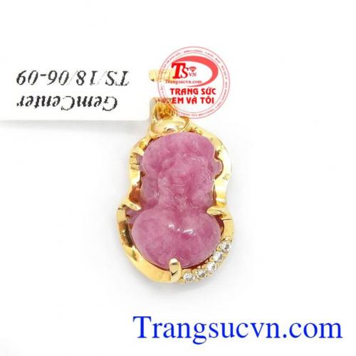 Mặt Dây Tỳ Hưu Ruby An Nhiên