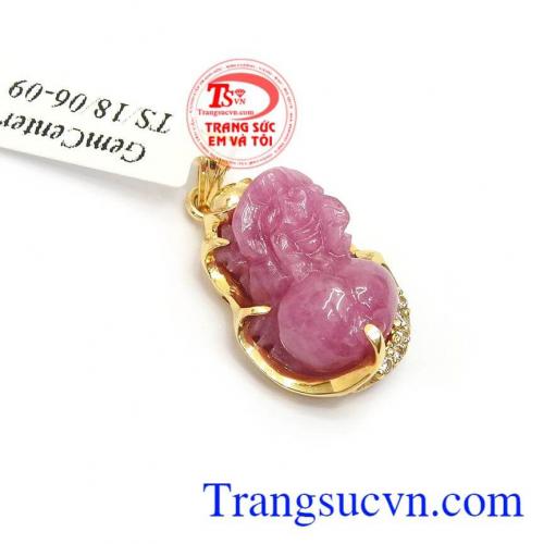 Mặt Dây Tỳ Hưu Ruby An Nhiên