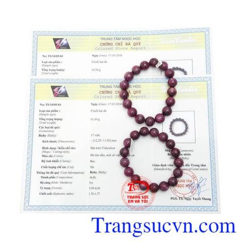 Sản phẩm được kiểm định tại Trung tâm ngọc học