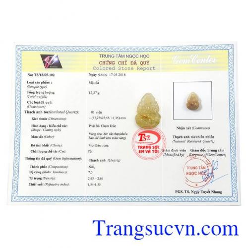 Sản phẩm đã được kiểm định đá quý