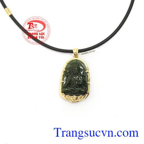 Bộ dây chuyền ngọc Nephrite thiên nhiên