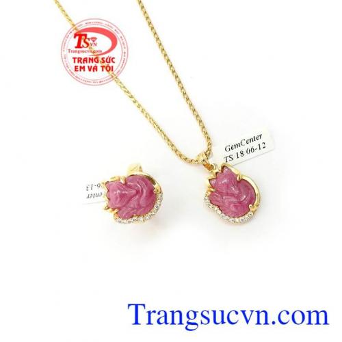 Bộ trang sức nữ Hồ ly may mắn, bình an