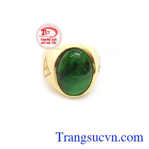 Nhẫn nam ngọc cẩm thạch cao cấp