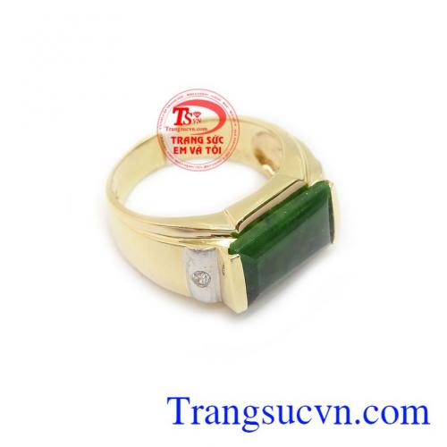 Nhẫn nam ngọc thiên nhiên bảo hành 12 tháng, giao hàng nhanh trên toàn quốc