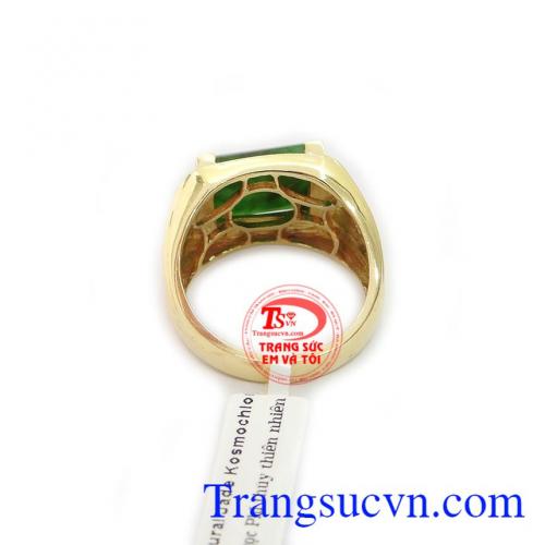 Nhẫn nam ngọc tinh tế