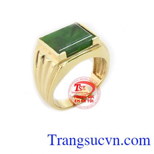 Nhẫn nam ngọc tinh tế là sản phẩm đẹp sang trọng, tinh tế