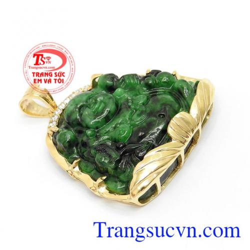 Phật di lặc cười hoan hỉ mang đến nhiều niềm vui, hạnh phúc, xóa tan mọi phiền muộn, lo âu