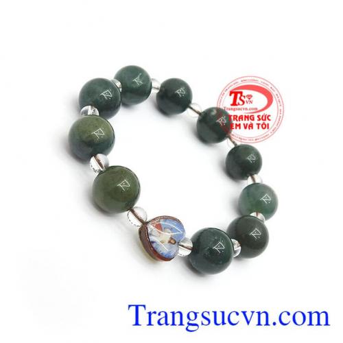 Chuỗi Mân Côi Đá Quý Đẹp, chuỗi tràng hạt Caxedon thiên nhiên chất lượng cao