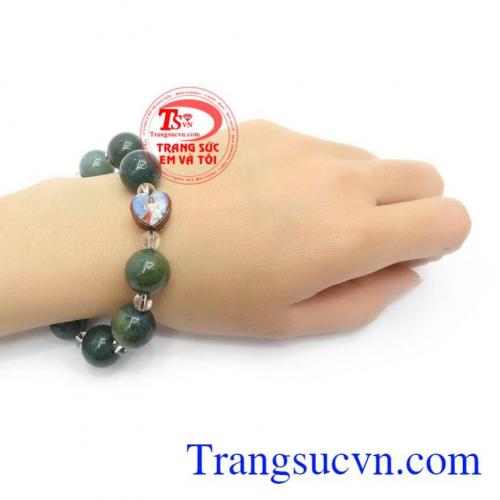 Chuỗi Mân Côi Đá Quý Đẹp đeo tay đẹp, may mắn, thành công, hạnh phúc, mang bình an cho người đeo và như là lời nhắc nhở lần chuỗi Mân côi hàng ngày